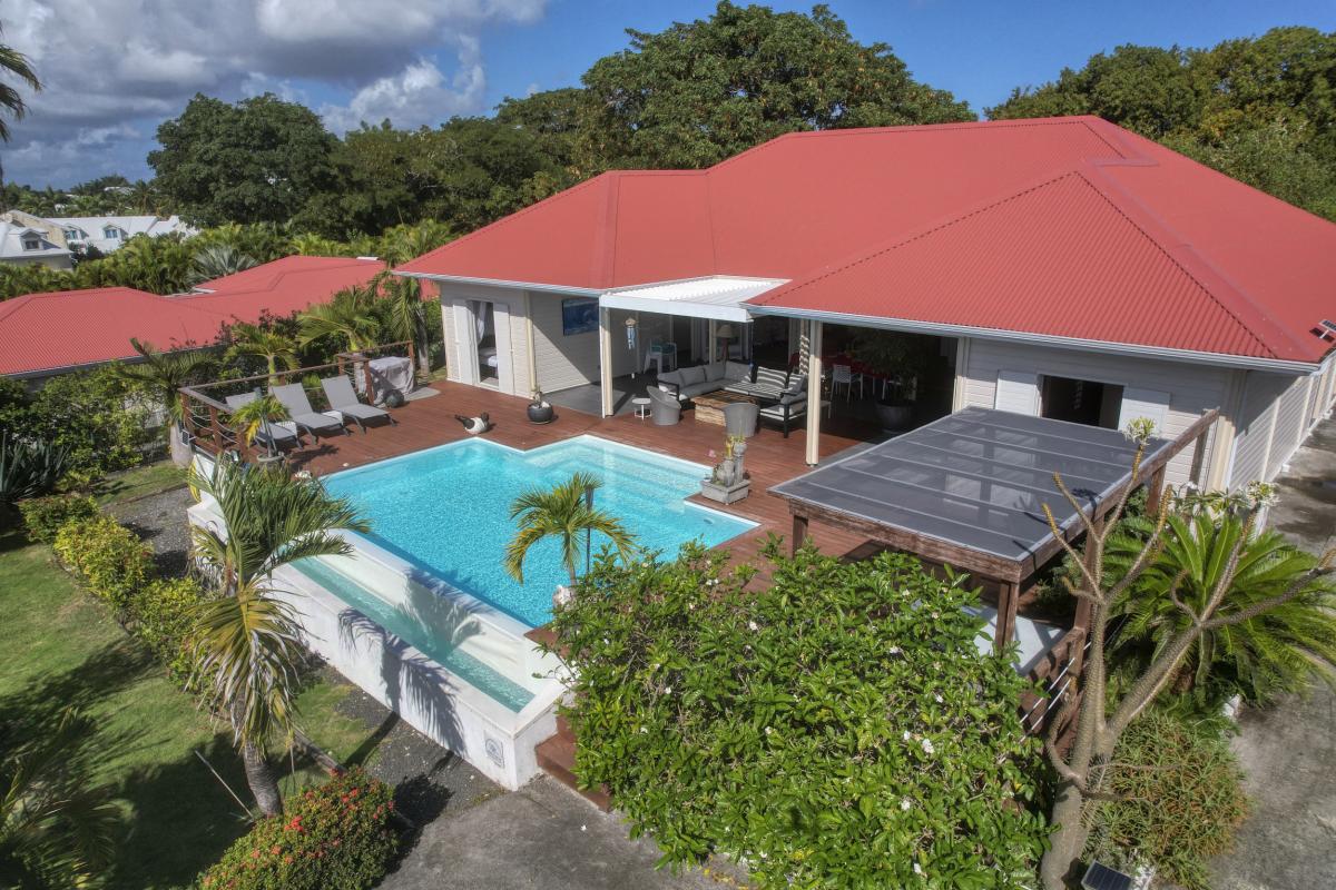 6.Location Villa piscine vue mer Saint François Guadeloupe_piscine